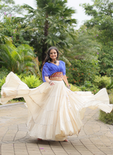 Nakshatra Blue Chaniya choli