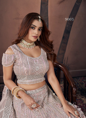Nakshatra Baby Pink Bridal Lehenga