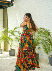 Nakshatra Multi Readymade Long Gown