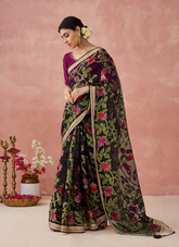 Nakshatra Black Premium saree