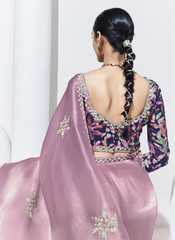 Nakshatra Lavender Saree