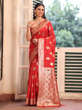 Nakshatra Red Silk Saree Bridal Wedding Collection