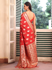 Nakshatra Red Silk Saree Bridal Wedding Collection