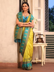 Nakshatra Green Silk Saree Classic Traditional Look