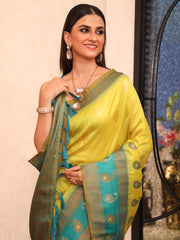 Nakshatra Green Silk Saree Classic Traditional Look
