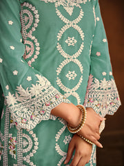 Mint Green Designer suit