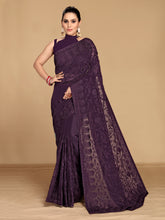 Whimsical Wine saree