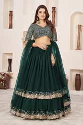 Gracious Green Lehenga
