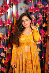 Mustard Readymade Sharara suit