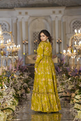 Mehandi Green Readymade Sharara suit