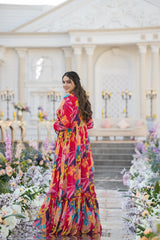 Multicolored Readymade Sharara suit
