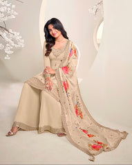 Nakshatra cream sharara Suit