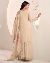 Nakshatra cream sharara Suit