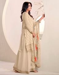 Nakshatra cream sharara Suit