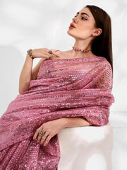 Nakshatra Gajri Embroidery Saree