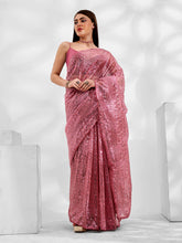 Nakshatra Gajri Embroidery Saree