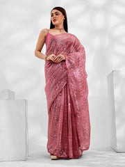 Nakshatra Gajri Embroidery Saree