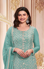Nakshatra Dusty Teal Pakistani suit