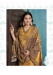 Nakshatra Digitally Print Mustard Readymade Suit