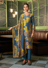 Nakshatra Digitally Print Blue Readymade Suit