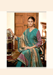 Nakshatra Digitally Print Sea Green Readymade Suit