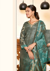 Nakshatra Digitally Print Green Readymade Suit