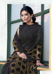 Nakshtra Black Party Wear Designer Saree