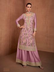 Nakshatra Pink Heavy Embroided Festive Wear