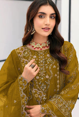 Nakshatra Mahendi Embroidered Suit