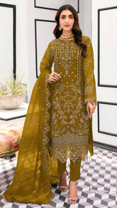 Nakshatra Mahendi Embroidered Suit