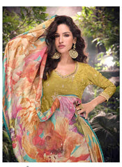 Nakshatra Mehandi Green Designer Suit