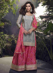 Nakshatra Grey Designer Suit
