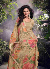 Nakshatra Beige Designer Suit