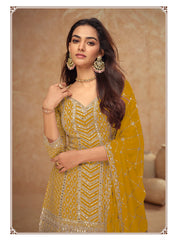 Nakshatra Mustard Color Designer Suit