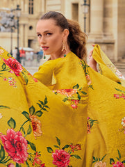 Nakshatra Yellow Readymade Silk Suit