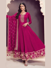 Nakshatra Pink Anarkali Suit
