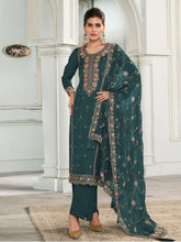 Nakshatra Rama Partywear Silk Suit