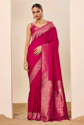 Nakshatra Pink Dola Silk Saree