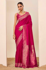 Nakshatra Pink Dola Silk Saree