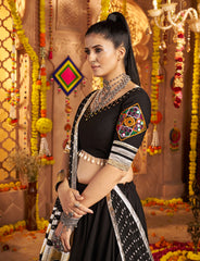 Nakshatra Black Color Ready to Wear Lehenga Choli