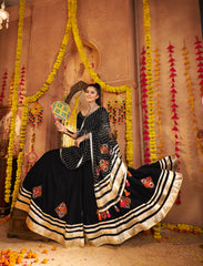 Nakshatra Black Color Ready to Wear Lehenga Choli