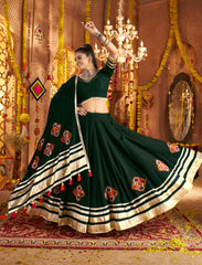 Nakshatra Green Color Ready to Wear Lehenga Choli