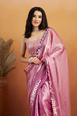 Nakshatra Mauve Color Ready to Wear Saree