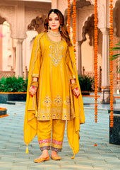 Nakshatra Designer Yellow Suit
