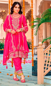 Nakshatra Designer Pink Suit