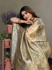 Nakshatra Green Viscose Silk Saree
