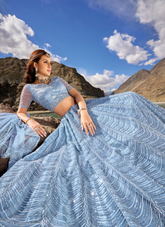 Azure Dream Lehenga Ensemble