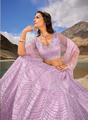 Blissful Blossom Pure Net Attire