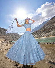 Azure Dream Lehenga Ensemble