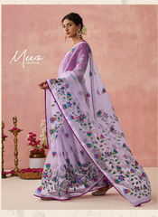 Nakshatra Lavender Premium saree
